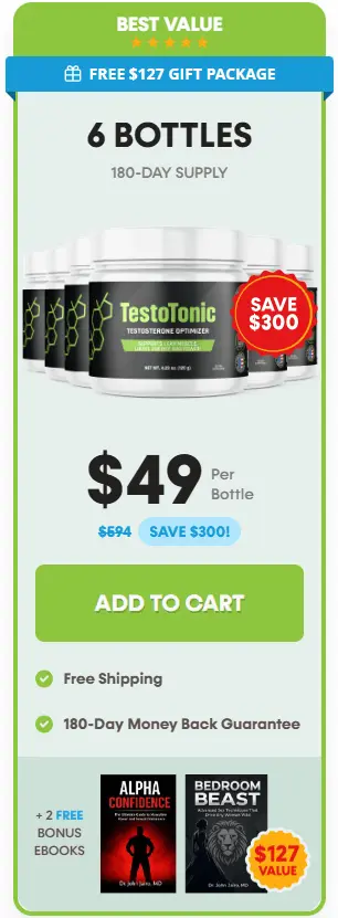 Buy TestoTonic 6 Bottle